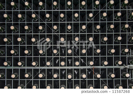 Wine bottles in wine cellar Wine bottles in wine cellar 11587268