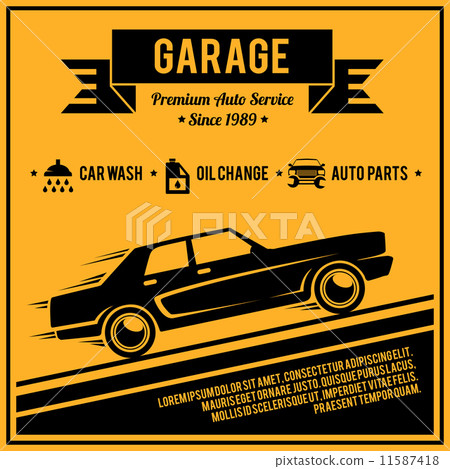 Poster auto service 11587418