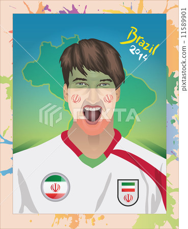 Iran football fan Iran football fan 11589901