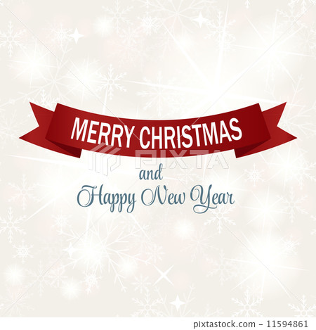 Christmas Snowflakes Background Vector Illustration 11594861