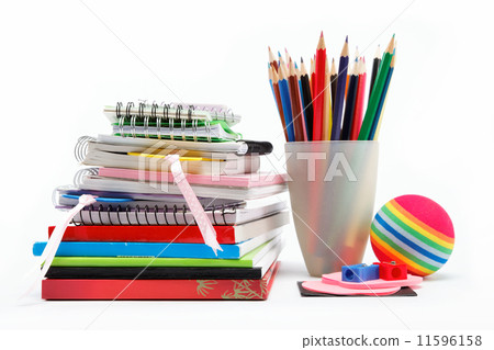 Stationery isolated on white Stationery isolated on white 11596158