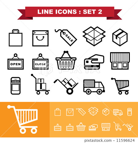 Line icons set 2 - Stock Illustration [11596624] - PIXTA