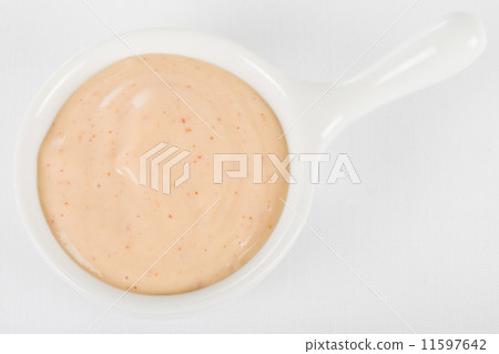 Rose Sauce / Fry Sauce Dip: Bowl of ketchup & mayo dipping sauce Rose Sauce / Fry Sauce Dip: Bowl of ketchup & mayo dipping sauce 11597642