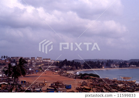 Elmina sandy beach football field and shipyard Elmina sandy beach football field and shipyard 11599833