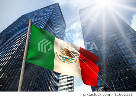 Composite image of mexico national flag 11601151