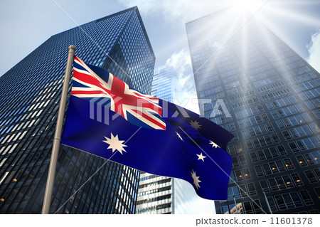 Composite image of australia national flag 11601378