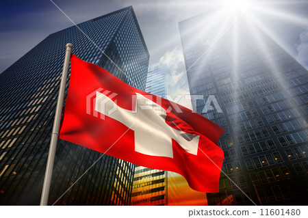 Composite image of swiss national flag Composite image of swiss national flag 11601480