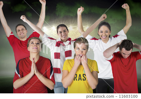 Composite image of various football fans Composite image of various football fans 11603100