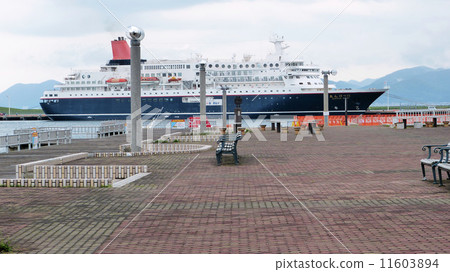 Passenger Ship in Aomori Harbor Nippon Maru 11603894