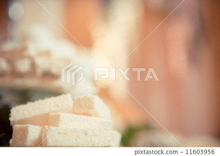 sweets on the wedding table. Vintage color. sweets on the wedding table. Vintage color. 11603956