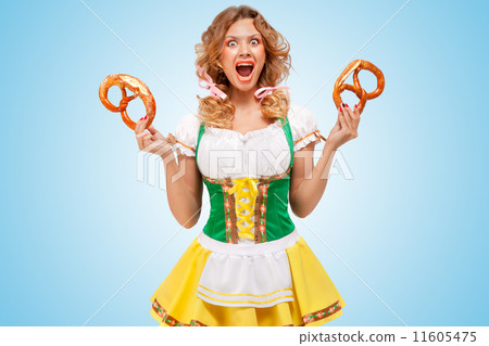 Indignant waitress. Indignant waitress. 11605475