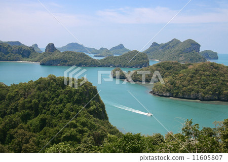 Tropical beach in Ang Thong National Park, Thailand Tropical beach in Ang Thong National Park, Thailand 11605807