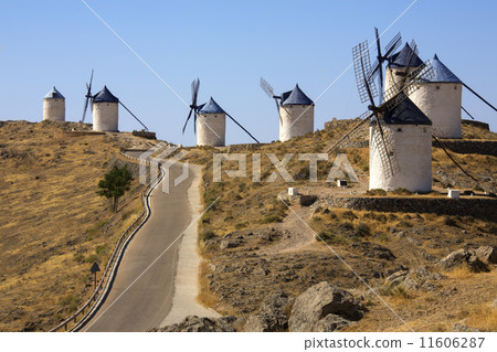 Windmills at Consuegra - La Mancha - Spain 11606287