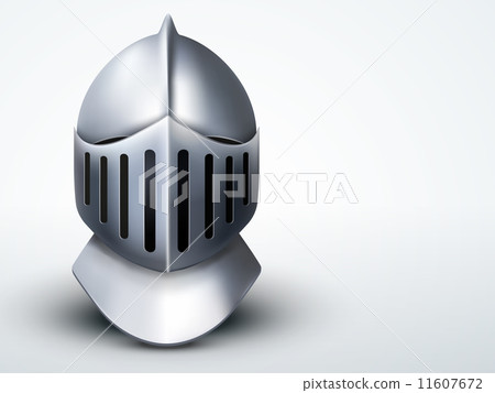 Light Background Knight's Helmet. Vector Illustration. Light Background Knight's Helmet. Vector Illustration. 11607672