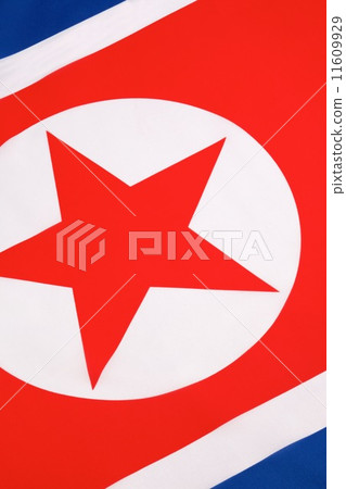 Detail on the flag of North Korea 11609929