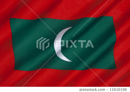 Flag of the Maldives 11610106