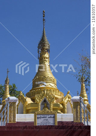 Buddhist Stupa near Mt Popa - Myanmar 11610357
