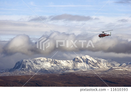 RAF Helicopter - Scottish Highlands - Scotland 11610393