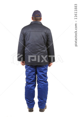 Worker in winter workwear. 11611883
