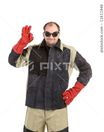 Welder in glasses. Welder in glasses. 11611946
