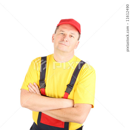 Working crossed arms over the chest 11612490