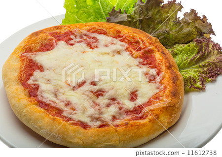 Pizza with tomato and cheese 11612738