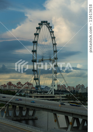 View of Singapore city skyline View of Singapore city skyline 11613658