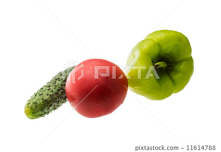 Tomato, pepper and cucumber 11614788