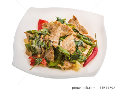 Pork with vegetables 11614792