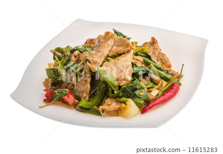 Pork with vegetables Pork with vegetables 11615283