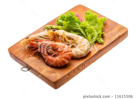 Boiled king prawns 11615306