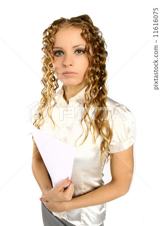 blonde secretary 11616075