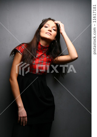 The girl at a wall 11617181