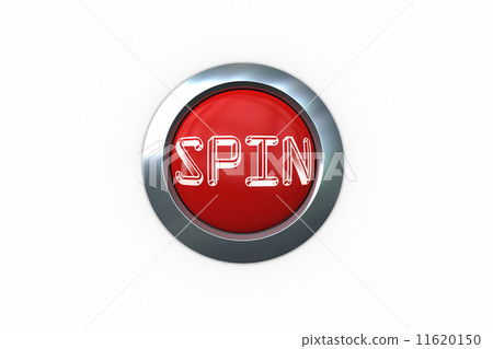 Spin on digitally generated red push button Spin on digitally generated red push button 11620150