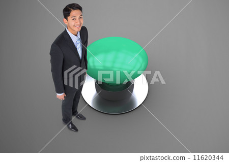 Composite image of smiling asian businessman 11620344