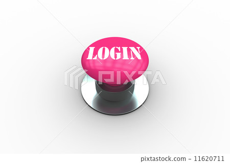 Login on pink push button Login on pink push button 11620711