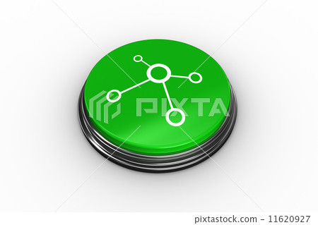 Composite image of brainstorm graphic on button 11620927