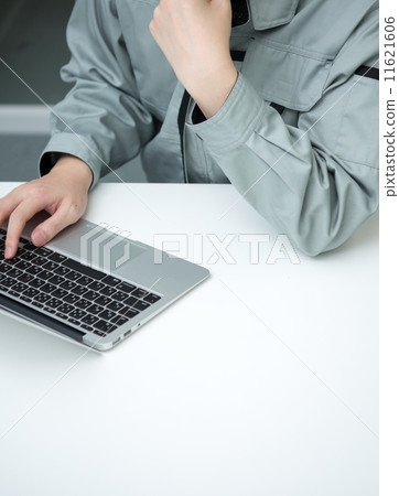 Man on work clothes Man on work clothes 11621606