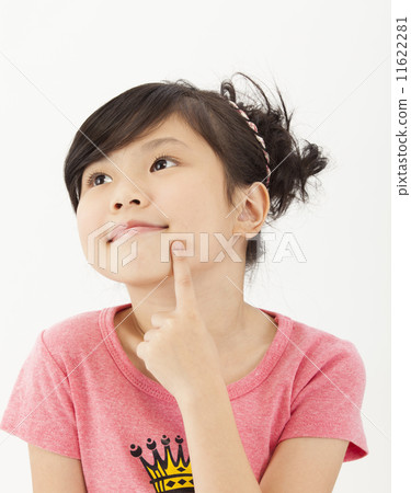 Little girl thinking Little girl thinking 11622281
