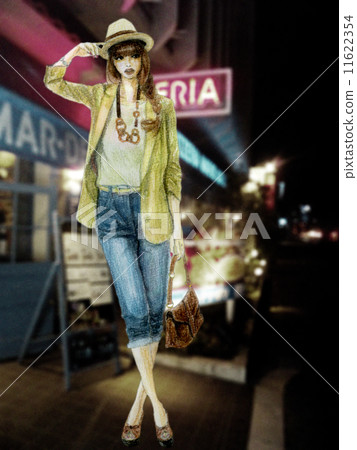 Adult girls going out for dinner 11622354