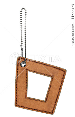 Leather alphabet with chain isolated on white Leather alphabet with chain isolated on white 11622375