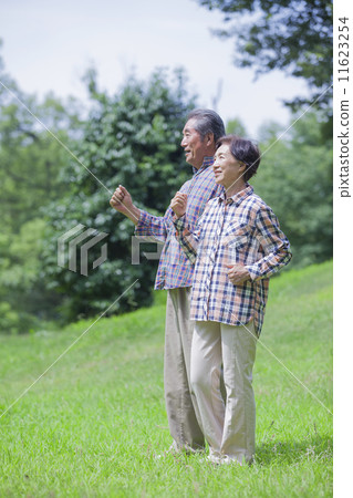 A couple taking a walk 11623254