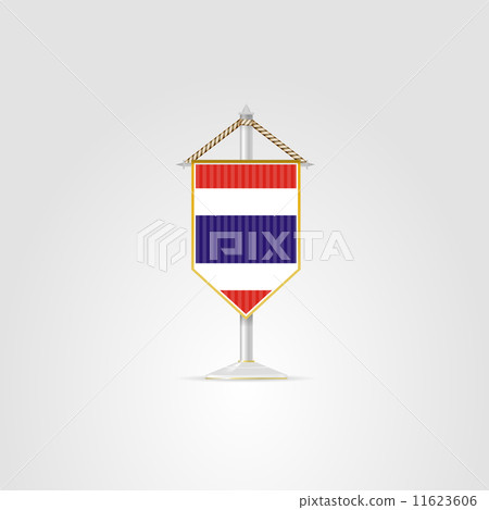 Illustration of national symbols of Southeast Asia. Thailand. 11623606