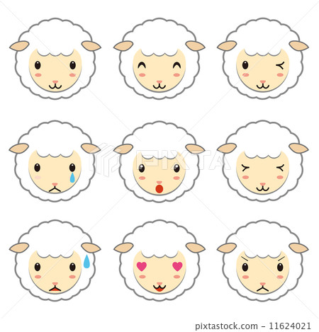 Sheep face icon 11624021
