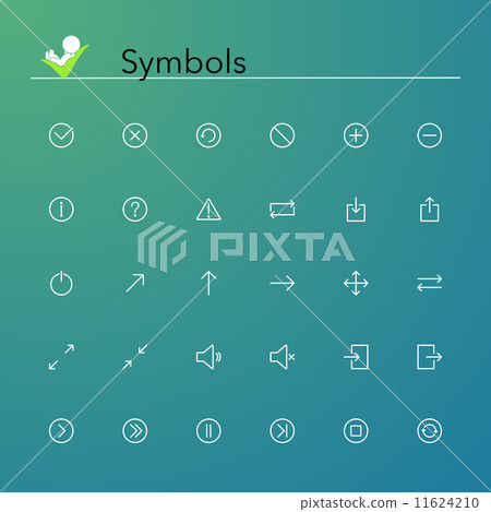 Symbols Line Icons Symbols Line Icons 11624210