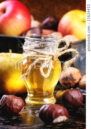 Honey, nuts and apples Honey, nuts and apples 11624413