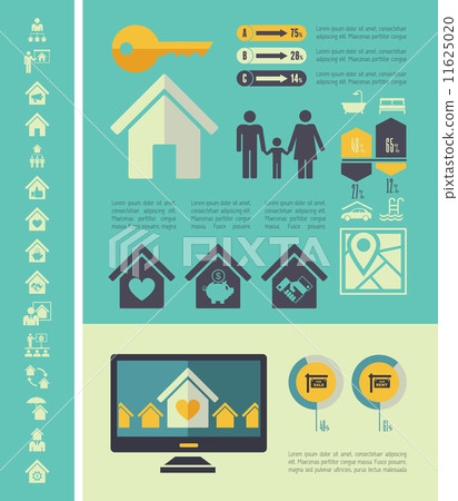 Real Estate Infographics. - Stock Illustration [11625020] - PIXTA