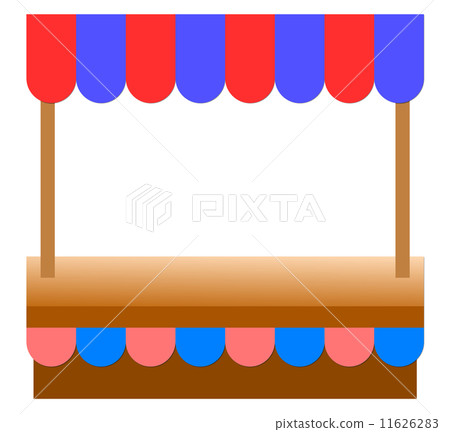 Illustration of stalls Illustration of stalls 11626283