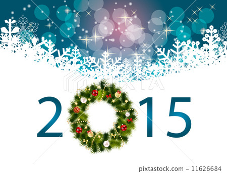 Abstract Beauty 2015 New Year Background. Vector Illustration Abstract Beauty 2015 New Year Background. Vector Illustration 11626684