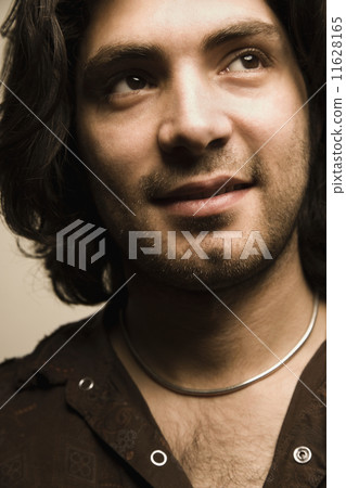 Close up of mixed race man 11628165